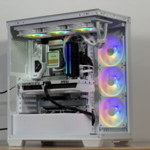 White RTX 5080 Intel Core Ultra 7 265kf Gaming PC